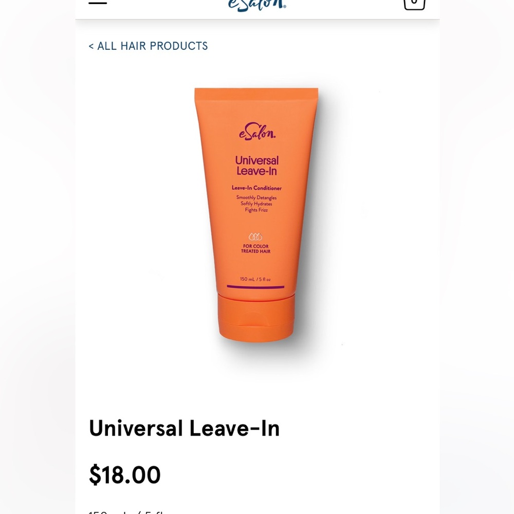 NEW Universal Leave-In Conditioner for Colored Hair 150 ml/ 5 oz Full size